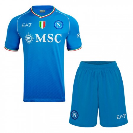 Camisetas SSC Napoli Primera 2023-24 - Niño (+ Pantalones)